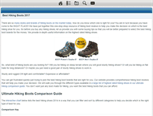 Tablet Screenshot of besthikingbootreviews.com